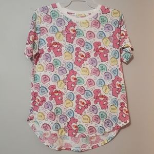 Care Bears Conversation Hearts T Shirt Size Large